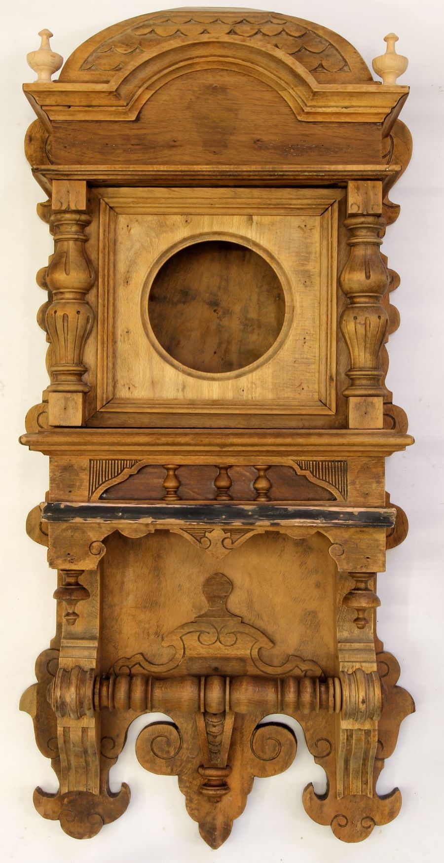 Buková hodinová skříň z 2. pol. 19. století 06