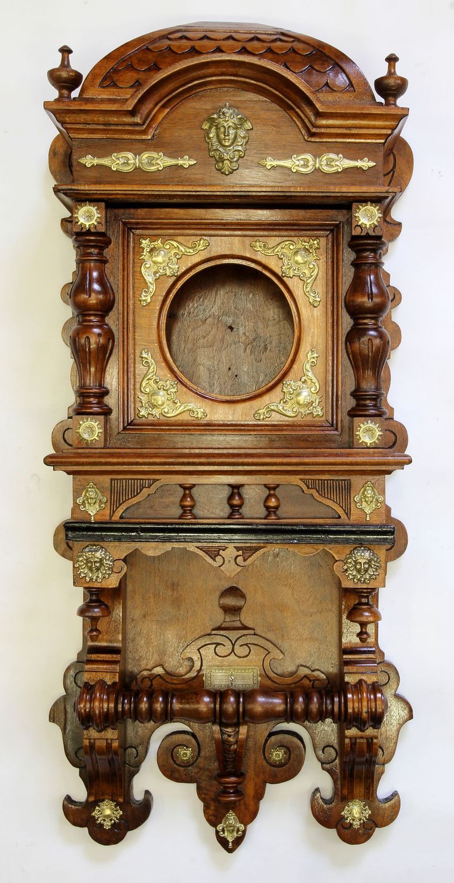 Buková hodinová skříň z 2. pol. 19. století 10